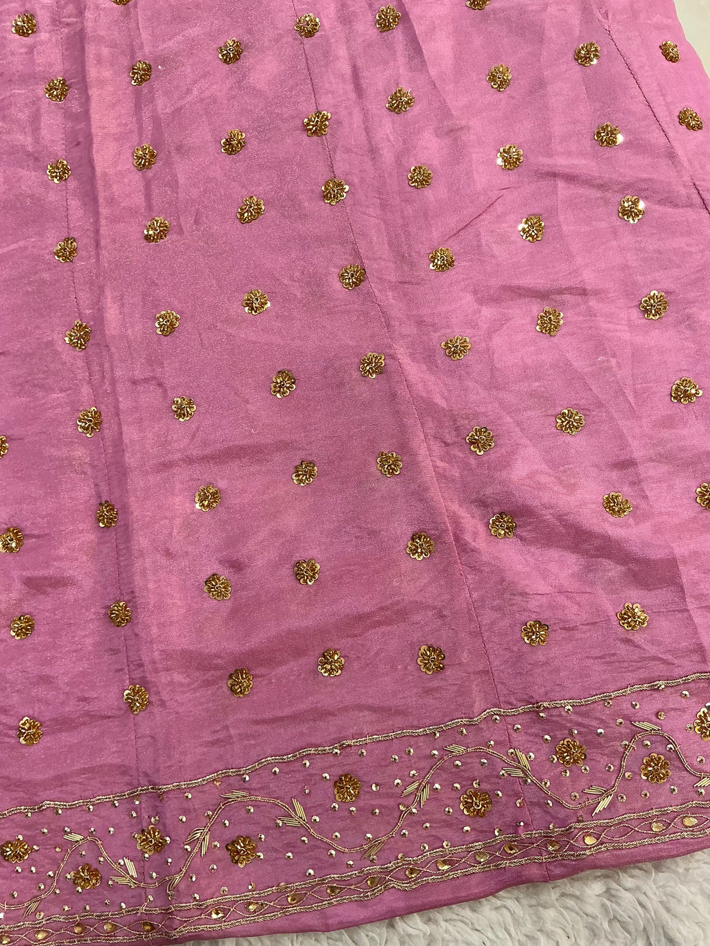 Baby pink Rajputi poshak