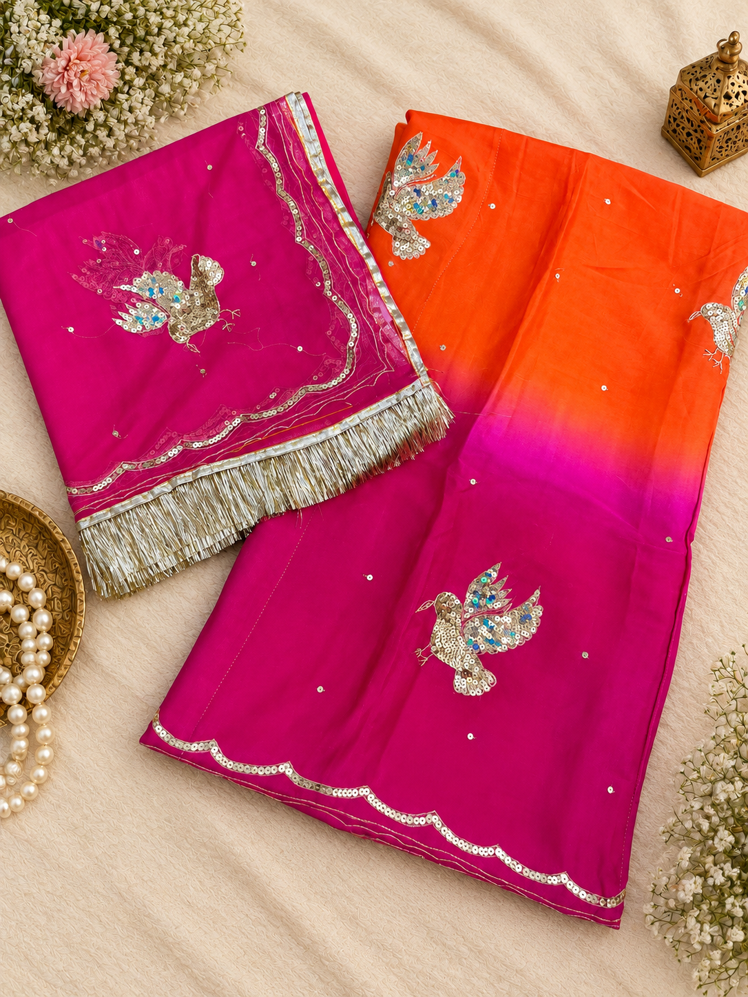 Royal chidiya shaded poshak