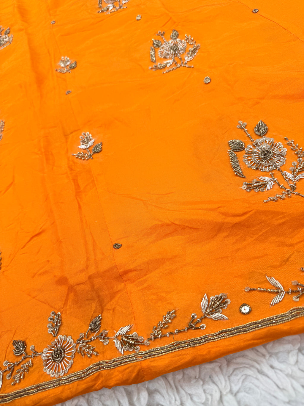 Golden work poshak