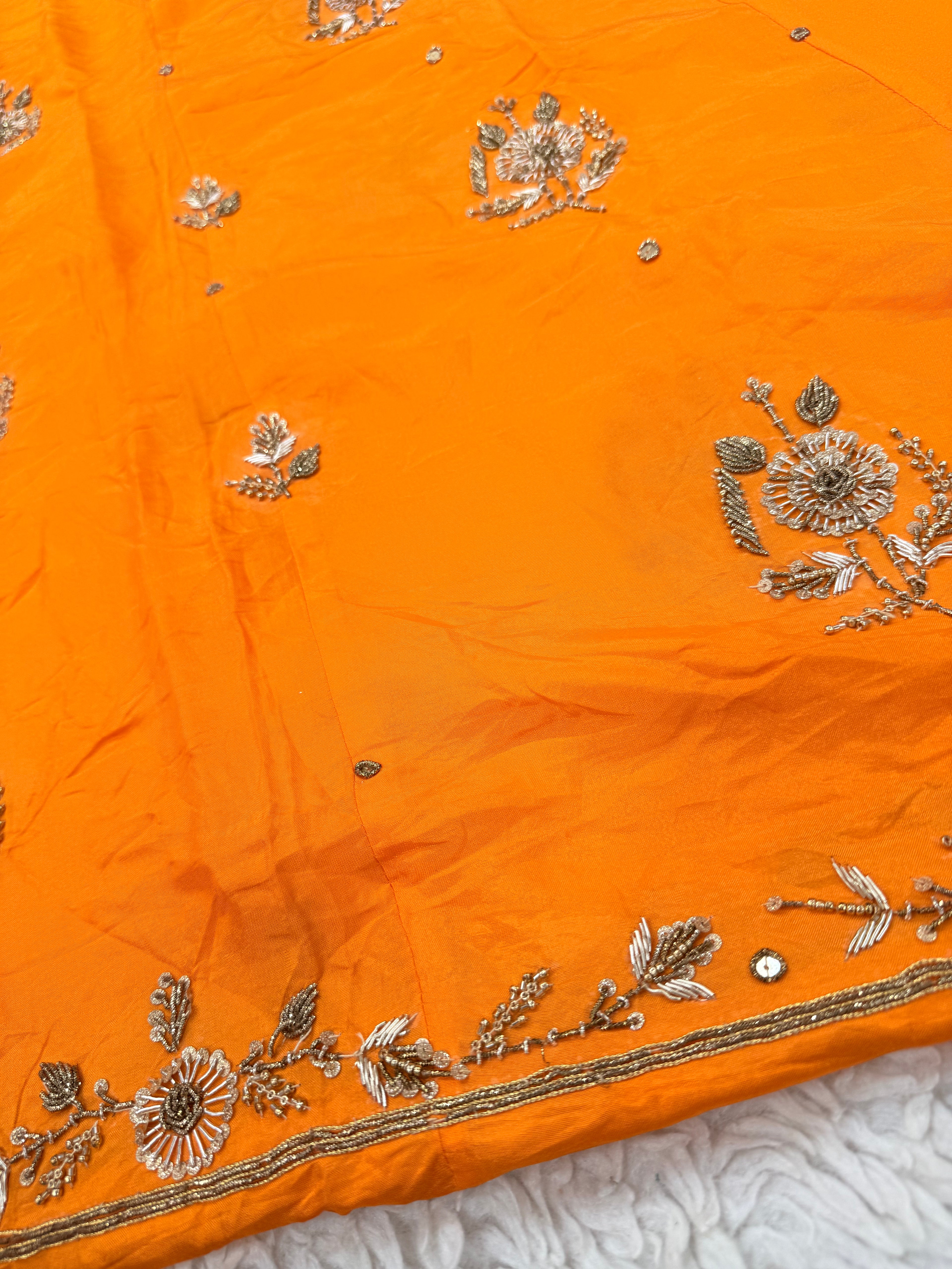 Golden work poshak