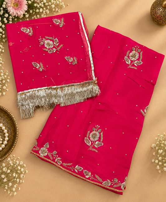 Golden work poshak