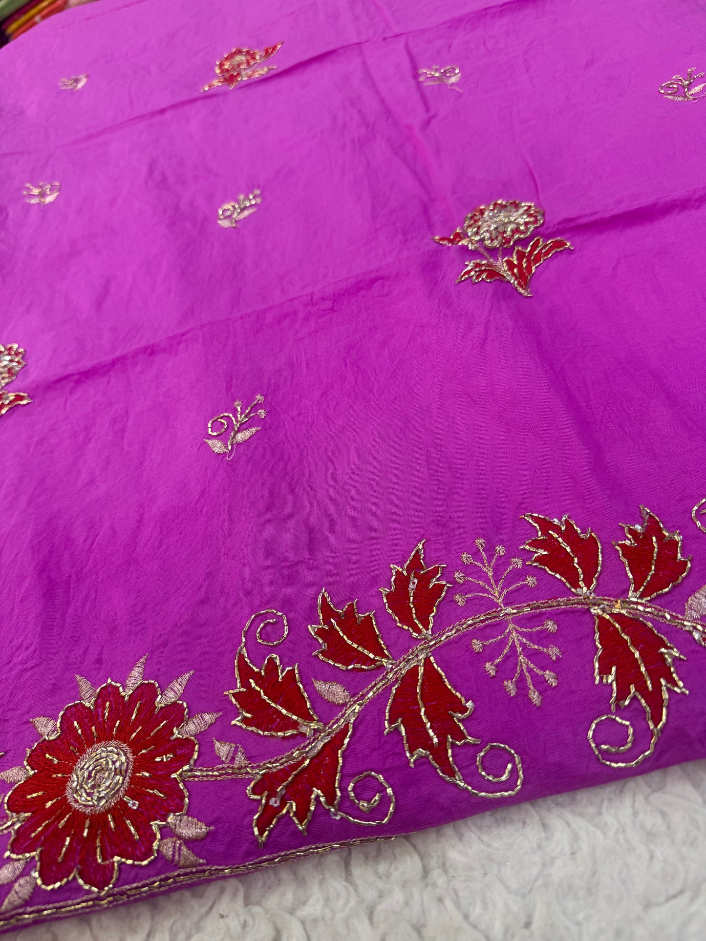 Gulabi Cotton hamrahi poshak