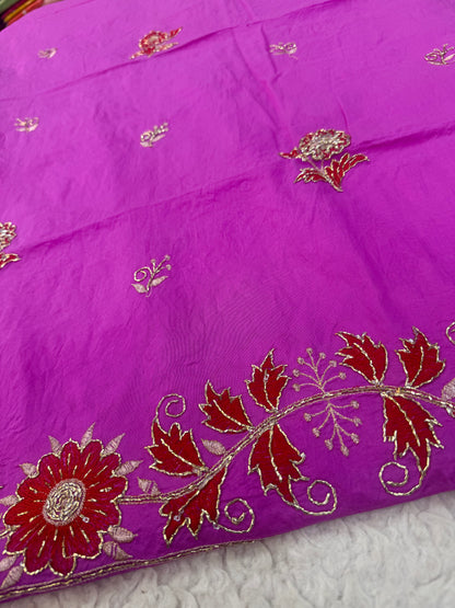 Gulabi Cotton hamrahi poshak