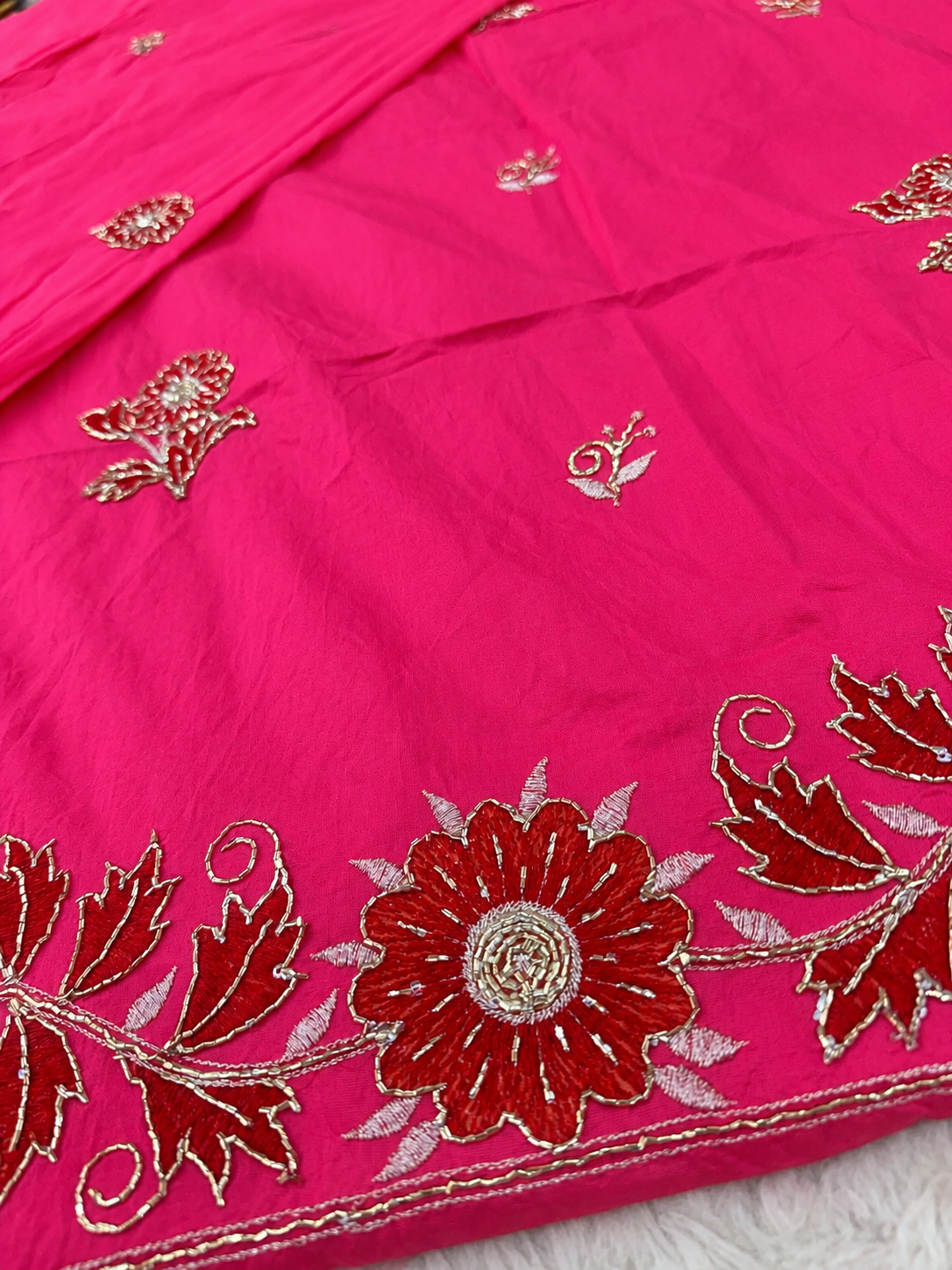 Pink Cotton hamrahi poshak
